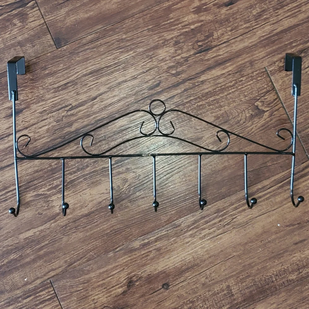 New Over The Door Rack For Lightweight Jackets, Scarves, keys, towels, robe etc.